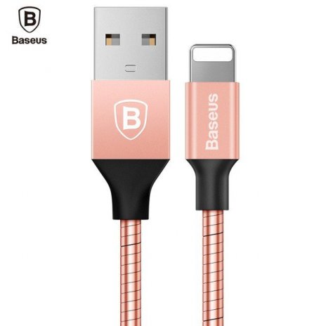 KB27 Mechanical Era kabel lightning, Růžová, 1m Růžová