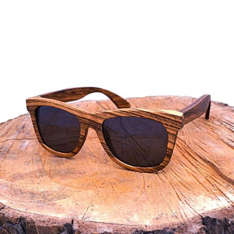 Pánské dřevěné sluneční brýle polarizované ZA07 
