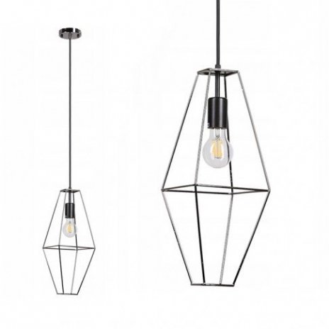 Závěsná lampa Diamond Rede - černá