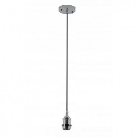 Závěsná lampa Převis Edison Loft - stříbrná 
