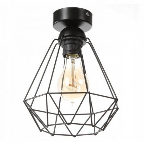 Závěsná stropní lampa Diamond Slim - černá