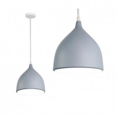 Závěsná lampa Manesa - šedá