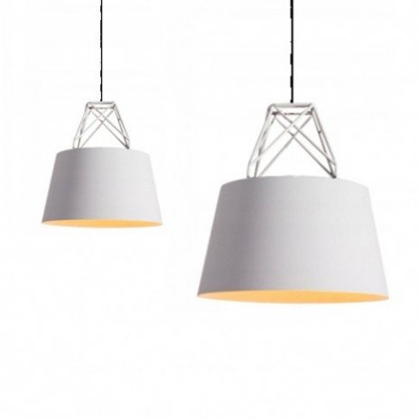 Závěsná stropní lampa Doodie - bílá
