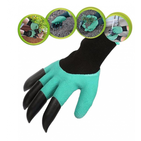 Zahradnické rukavice s drápy 