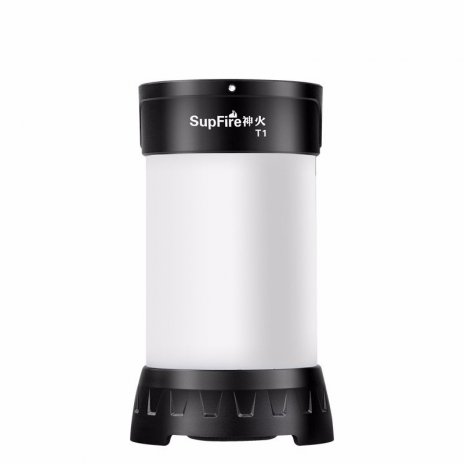 Supfire T1 LED kempingová lampa LatticeBright SMD2835 LED 450lm, USB, Li-ion