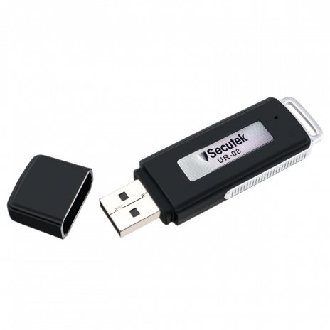 Flash disk s diktafonem a dlouhou výdrží Secutek UR-08 