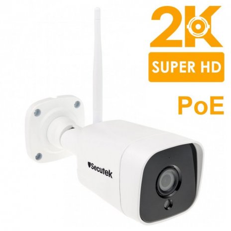 Super HD 5MP IP kamera se záznamem Secutek SBS-B19WPOE s PoE 