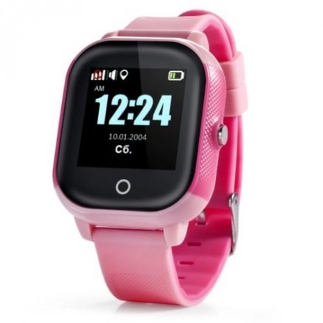 Dětské hodinky s GPS lokátorem Secutek SWX-GW700S - Růžové 