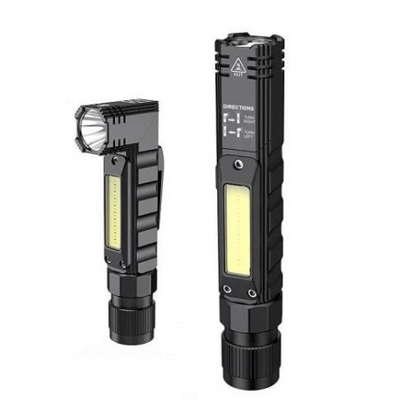 Supfire G19 Kombinovaná LED svítilna a LED čelovka 500lm, USB, Li-ion 