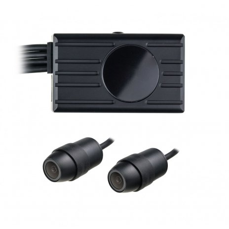 Duální Full HD kamerový systém D2P-WiFi do auta či motocyklu - 2 kamery, LCD monitor 