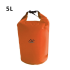 Vodotěsný vak - 5 litrů, oranžový