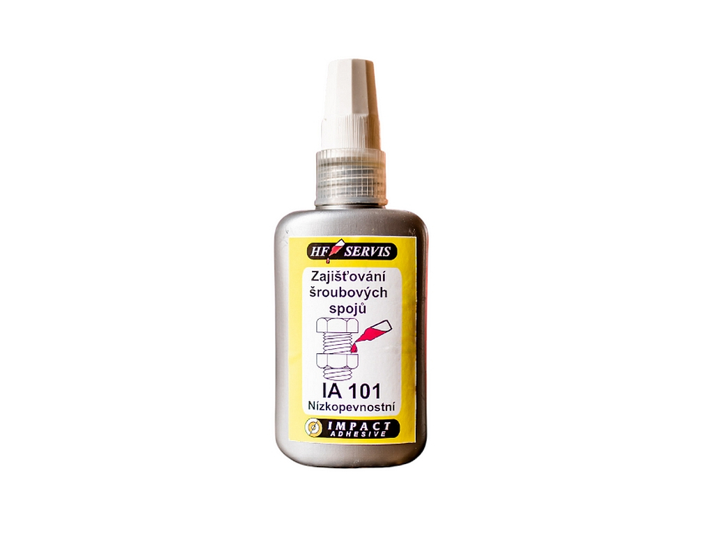 IMPACT ADHESIVE IA 101 - Nízkopevnostní rozebíratelné zajišťování šroubových spojů 250 g