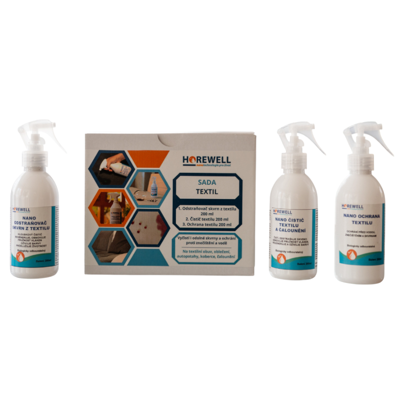 Horewell Nano Sada Textil Sada 3x200 ml