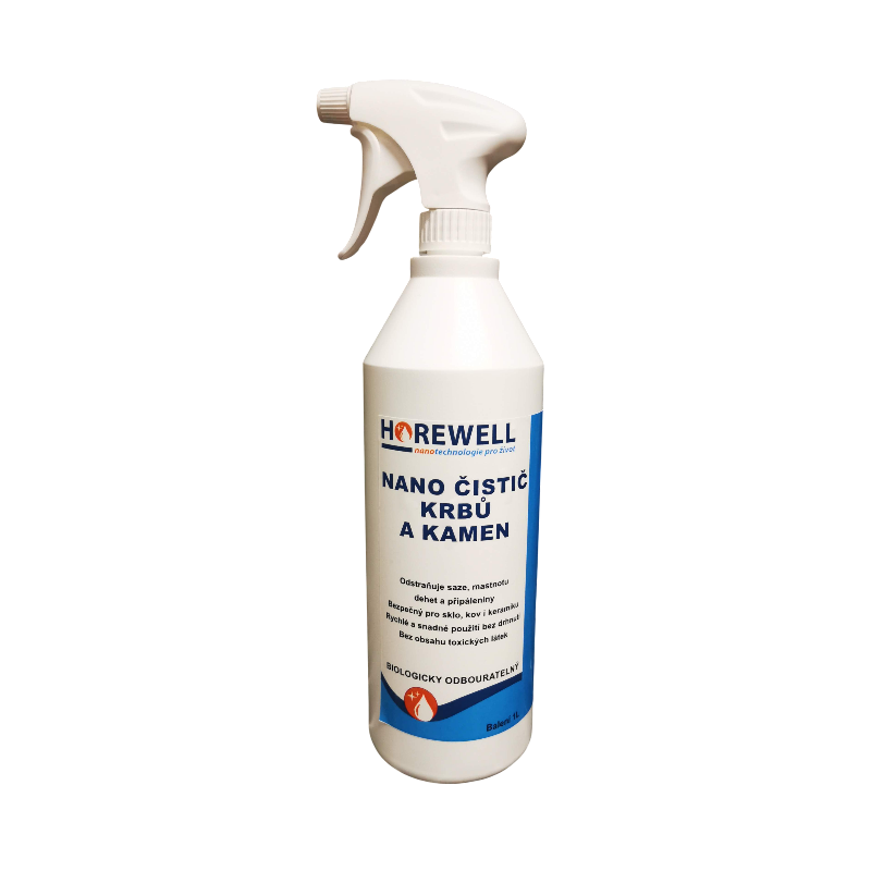 Horewell Nano čistič krbů a kamen 1 l Dárek Nano hadřík z mikrovlákna