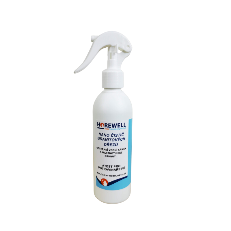 Levně Horewell Nano čistič granitových dřezů 250 ml Dárek Nano hadřík z mikrovlákna