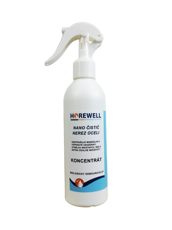 Levně Horewell Nano čistič nerez oceli 250 ml Dárek Nano hadřík z mikrovlákna