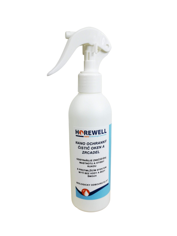Levně Horewell Nano ochranný čistič oken a zrcadel 250 ml Dárek Nano hadřík z mikrovlákna