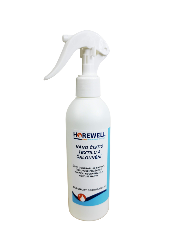 Levně Horewell Nano čistič textilu a čalounění - koncentrát 250 ml Dárek Nano hadřík z mikrovlákna
