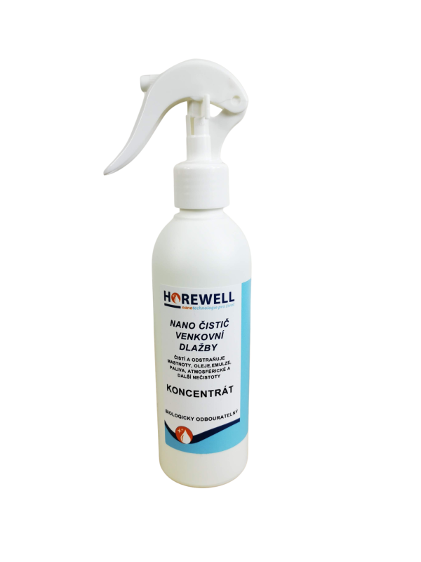 Levně Horewell Nano čistič venkovní dlažby - koncentrát 250 ml Dárek Nano hadřík z mikrovlákna
