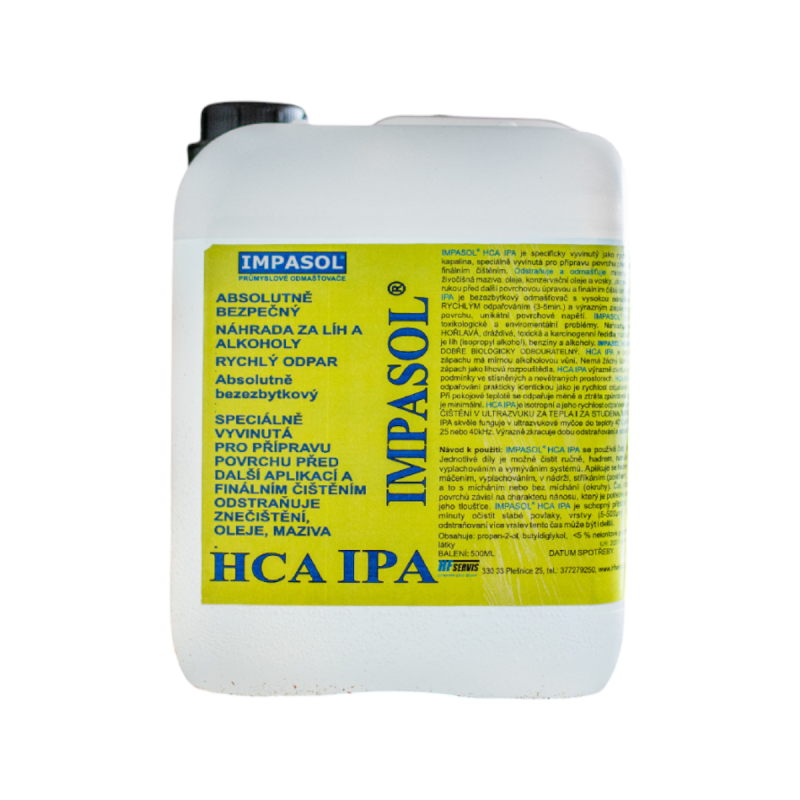 Impasol HCA IPA - Absolutně bezpečná nehořlavá náhrada za alkohol a líh 20 l