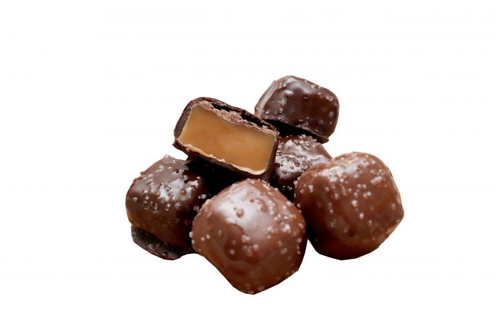Karamelová kostka v mléčné čokoládě