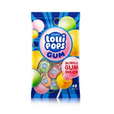 Lízátka Lollipops Gum fruit mix 920 g