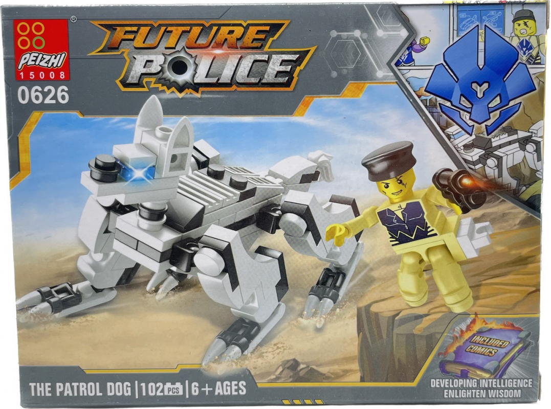 Stavebnice PEIZHI Future Police 0626 - Robopes