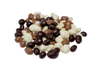 Arašídy MIX čokoláda (mléčná, hořká, bílá) 100 g