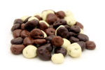 Rozinky MIX čokolád (mléčná, bílá, hořká)
