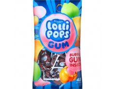 Lízanky Lollipops Gum Cola 920 g