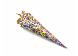 Chocolenti barevné mini lentilky v kornoutu 400 g
