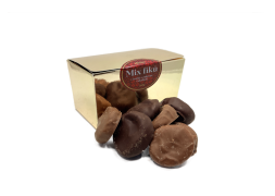 Dárkový mix fíků v hořké a mléčné čokoládě - zlatá 200 g