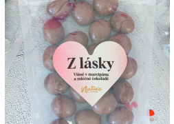 Z LÁSKY - Višně v marcipánu a mléčné čokoládě 250 g