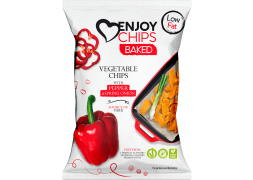Pečené bramborové chipsy s paprikou a jarní cibulkou 40 g