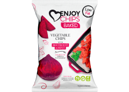 Pečené bramborové chipsy s červenou řepou a mátou 40 g