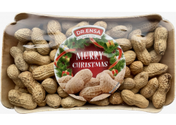 Arašídy neloupané pražené na dřevěném tácku 350 g