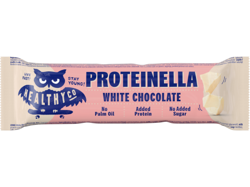 HealthyCo Proteinella Chocolate Bar - biela čokoláda 35 g 