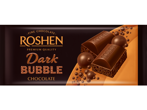 Horká bublinková čokoláda 80 g 