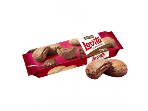 Sušenky Lovita s kakaovým krémem 127 g 