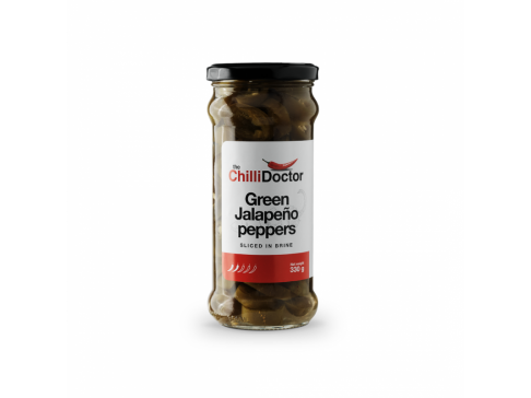 Nakládané Green Jalapeño chilli papričky, krájené 330 g 
