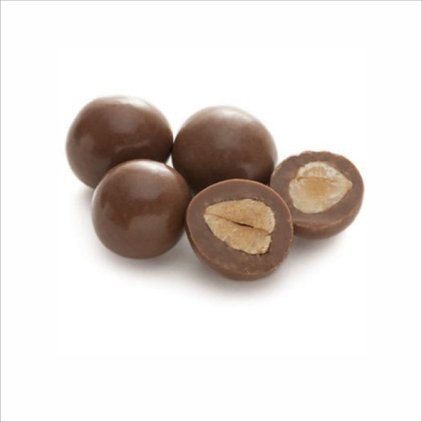 Lískové ořechy v mléčné čokoládě 