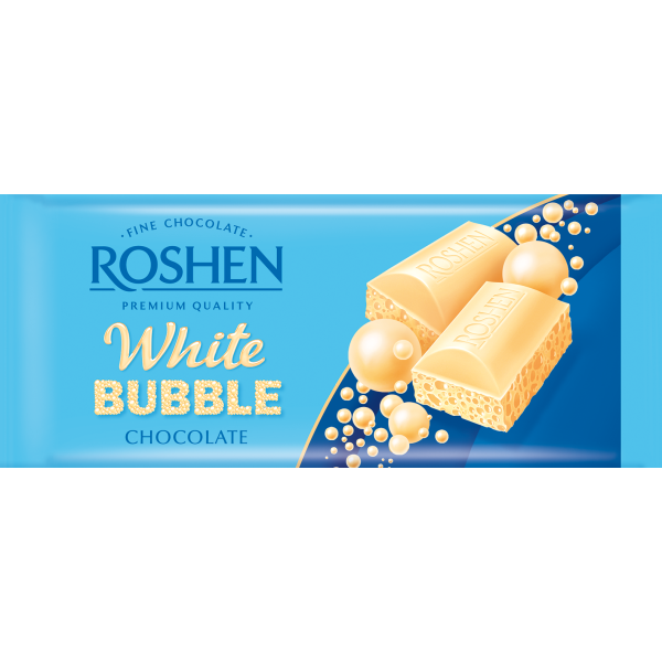Bílá bublinková čokoláda 80 g 