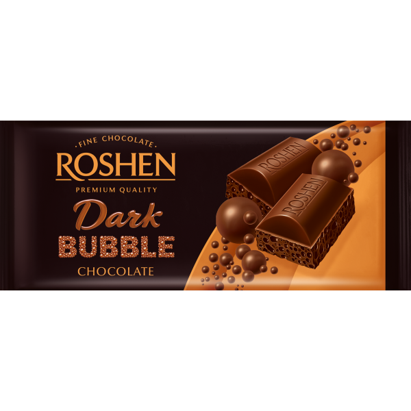 Hořká bublinková čokoláda 80 g 