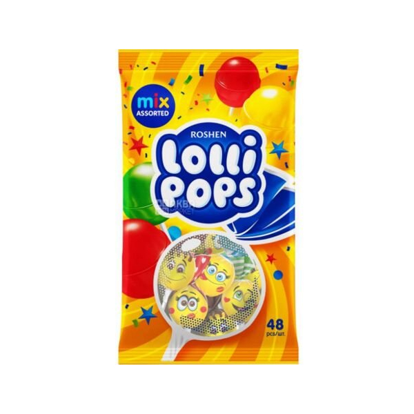 Lízanky Lollipops Coctail 920 g 