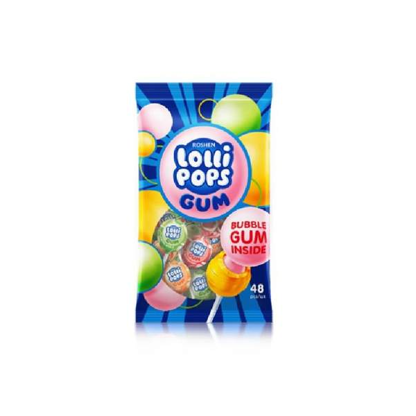 Lízanky Lollipops Gum fruit mix 920 g 