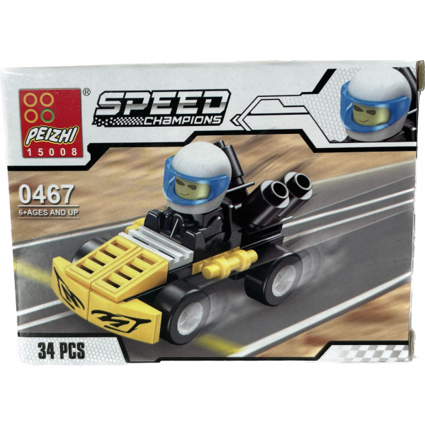 Stavebnice PEIZHI SPEED 0467 - Závodní auto 