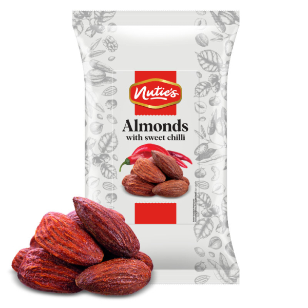 Mandle pražené s příchutí sweet chilli 500 g 