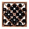 Kesper Stojan na víno, borovice tmavá 50 x 50 x 25 cm