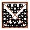 Kesper Stojan na víno z borovice 50 x 50 x 25 cm