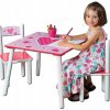 Kesper Sada dětský stolek se dvěmi židlemi růžový